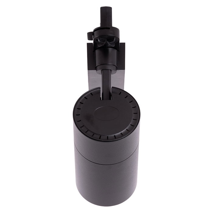 Spot LED Noir 30W pour Rail Triphasé 6000K Blanc Froid