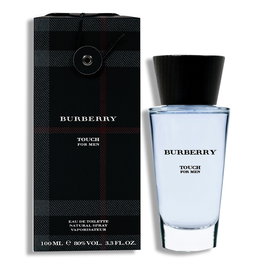 Burberry Touch Men Eau de Toilette Vaporisateur 100 ml, Parfum pour Homme aux Notes de Mandarine, Cèdre et Musc