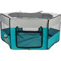 Trixie Enclos avec filet/base Ø 150 × 65 cm - Turquoise / Gris clair