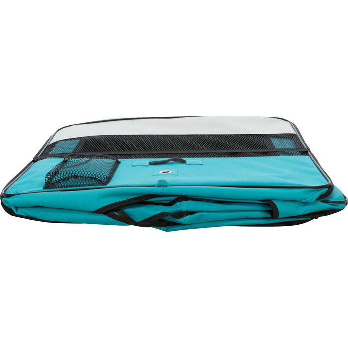 Trixie Enclos avec filet/base Ø 150 × 65 cm - Turquoise / Gris clair