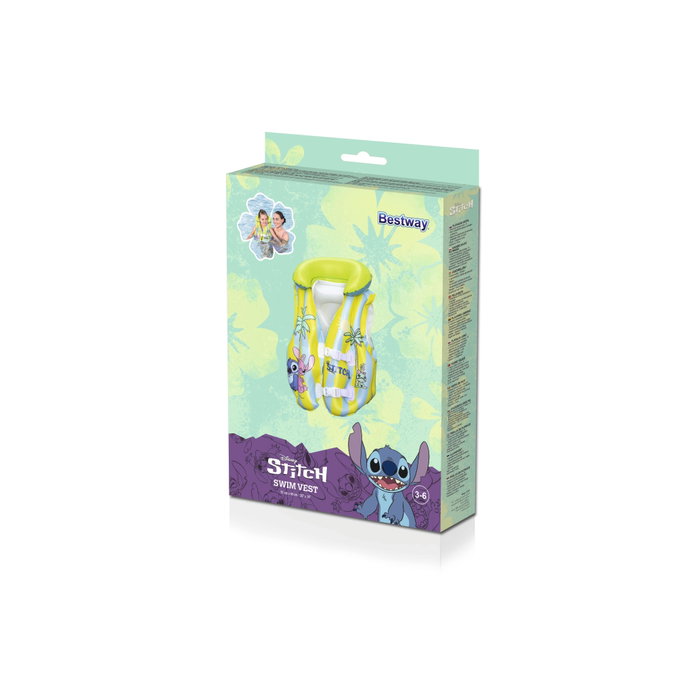 Bestway Gilet de sécurité gonflable Disney Stitch 51x46 cm Bestway Gilet de sécurité gonflable Disney Stitch 51x46 cm