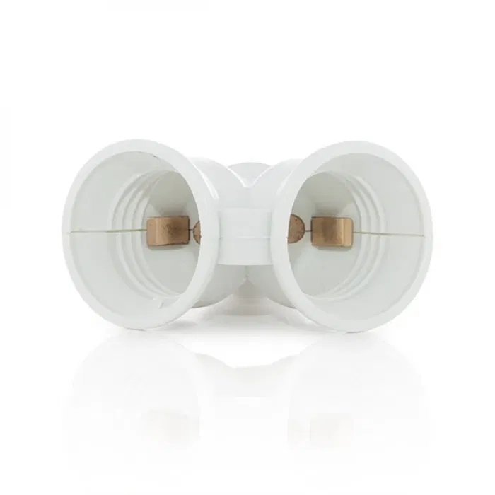 Adaptateur Douille E27 vers 2 Douilles E27 Adaptateur Douille E27 vers 2 Douilles E27