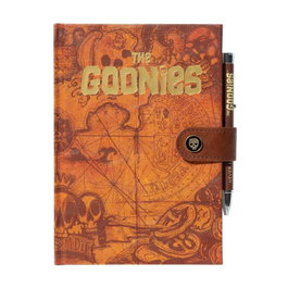 ERIK Cahier A5 Premium + Stylo Projecteur Los Goonies