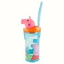 Stor Vaso Goûté enfant 360 ml avec figurine 3D Peppa Pig - Verre à boire