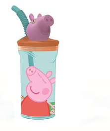 Stor Vaso Goûté enfant 360 ml avec figurine 3D Peppa Pig - Verre à boire