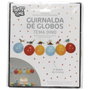 Party Time Guirlande Ballons Dinosaure Multicolore
