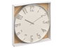 GIFTDECOR Horloge murale avec chiffres en relief Blanco-Plata 40cm