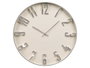 GIFTDECOR Horloge murale avec chiffres en relief Blanco-Plata 40cm