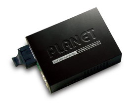 Planet FT-802S15 Convertisseur de média Bridge 10/100BASE-TX vers 100BASE-FX (SC, SM) 15km