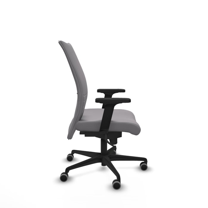 Piqueras Y Crespo Chaise Albacete Confidente Gris avec Mécanisme Synchrone et Accoudoirs 2D