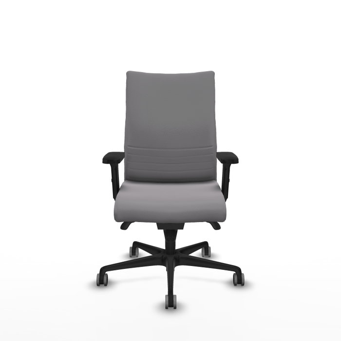 Piqueras Y Crespo Chaise Albacete Confidente Gris avec Mécanisme Synchrone et Accoudoirs 2D