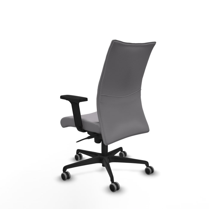 Piqueras Y Crespo Chaise Albacete Confidente Gris avec Mécanisme Synchrone et Accoudoirs 2D