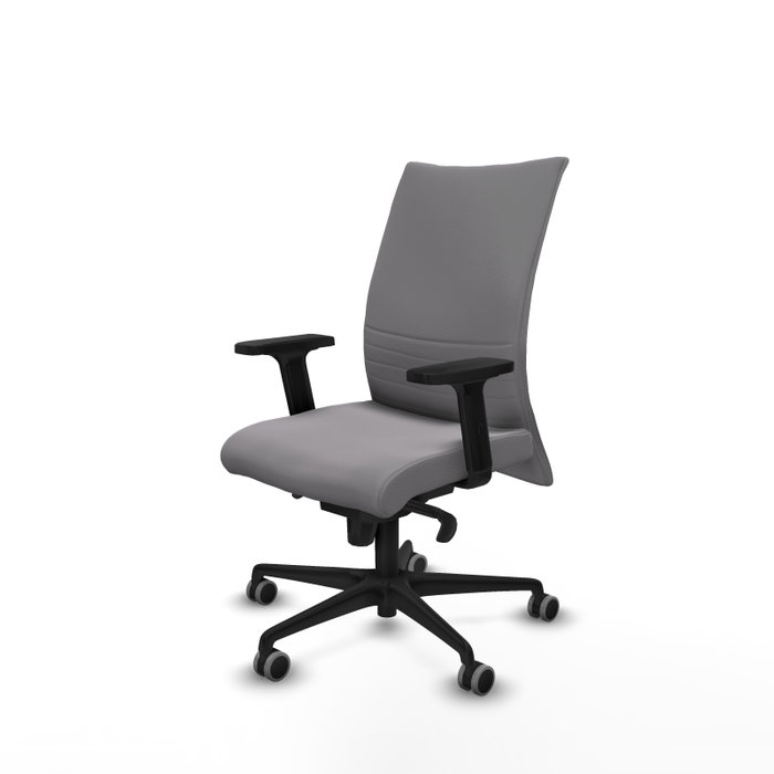 Piqueras Y Crespo Chaise Albacete Confidente Gris avec Mécanisme Synchrone et Accoudoirs 2D