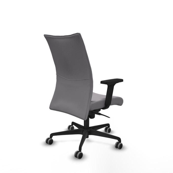Piqueras Y Crespo Chaise Albacete Confidente Gris avec Mécanisme Synchrone et Accoudoirs 2D
