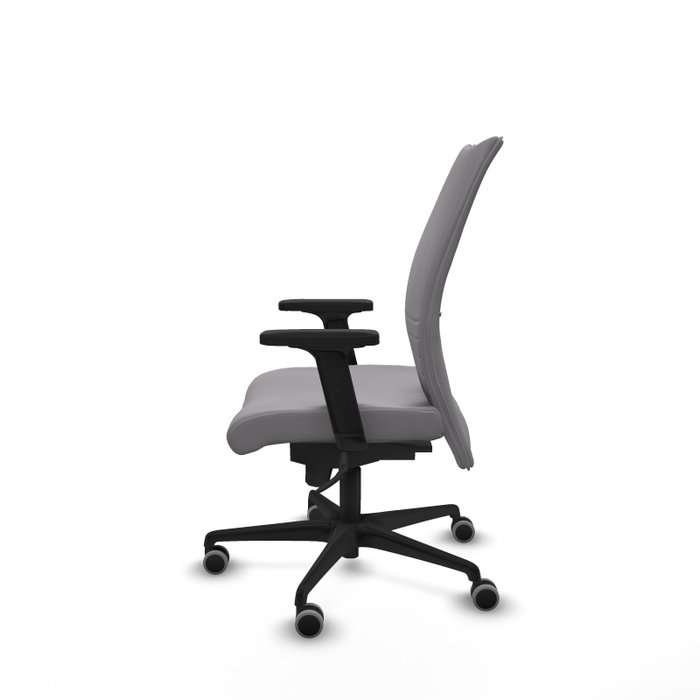 Piqueras Y Crespo Chaise Albacete Confidente Gris avec Mécanisme Synchrone et Accoudoirs 2D