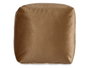 Giftdecor Puff Carré Velours 30x30 cm Marron (Set de 4)