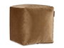 Giftdecor Puff Carré Velours 30x30 cm Marron (Set de 4)