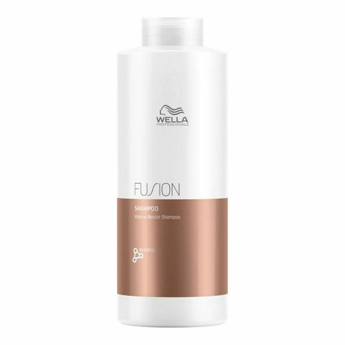 Wella - Shampooing Fusion Intense Repair 1000 mL - Réparation intense, cheveux abîmés - Avec EDDS, lipides et acides aminés Wella - Shampooing Fusion Intense Repair 1000 mL - Réparation intense, cheveux abîmés - Avec EDDS, lipides et acides aminés