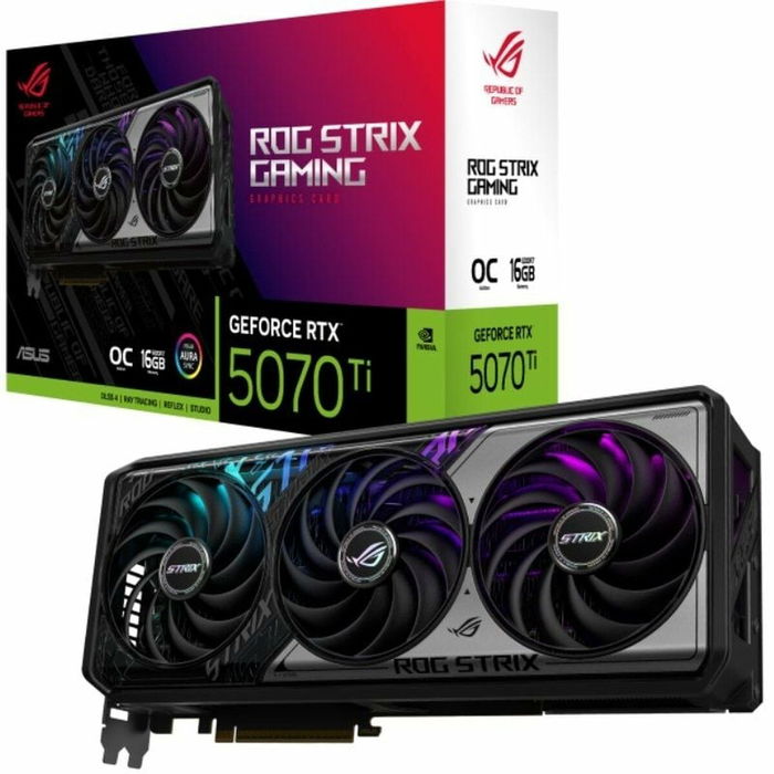 Carte Graphique Asus 90YV0M90-M0NA00 nvidia geforce rtx 5070 ti 16 GB GDDR6 GDDR6X Carte Graphique Asus 90YV0M90-M0NA00 nvidia geforce rtx 5070 ti 16 GB GDDR6 GDDR6X