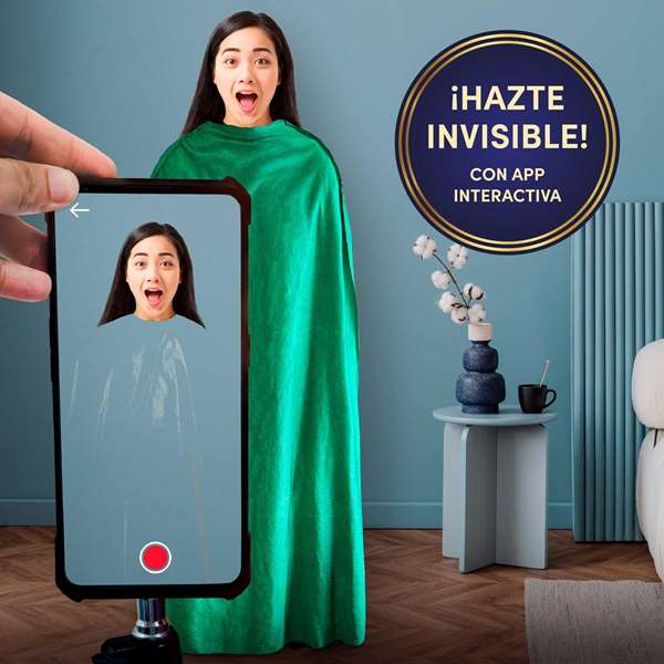 Famosa Cape d'Invisibilité Realfx Harry Potter avec App interactive