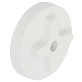 SERVETTO Distancier pour portemanteau ONLY, Référence DISTA3, Blanc, pour éviter le choc avec la porte