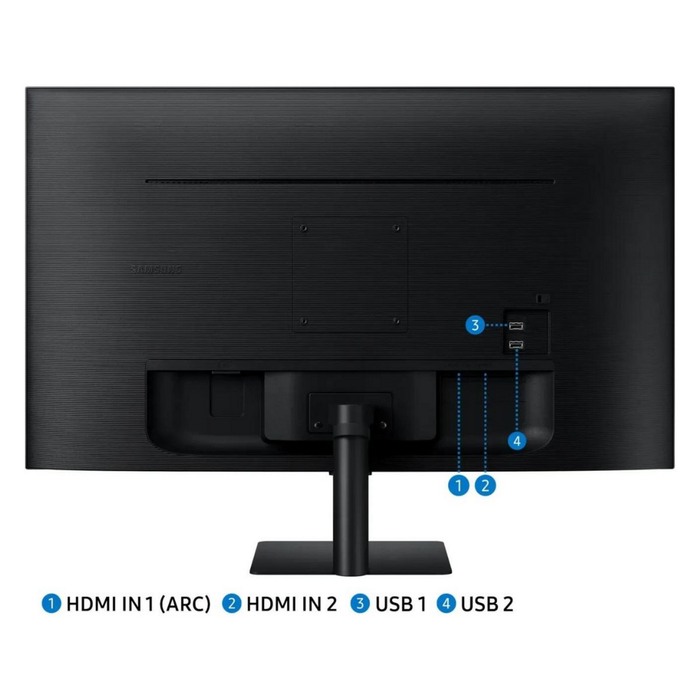Samsung Smart M5 M50D LS27DM500EUXEN 27 pouces Full HD Noir