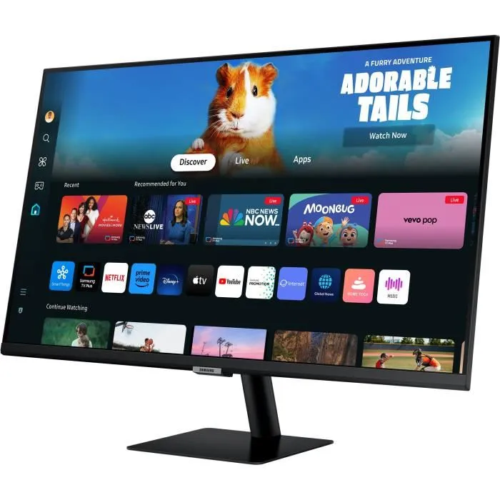Samsung Smart M5 M50D LS27DM500EUXEN 27 pouces Full HD Noir