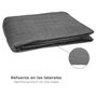 SATURNIA Voile d'ombrage triangulaire grise 3,6x3,6m