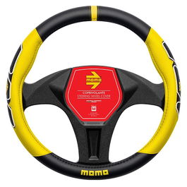 Momo Housse De Volant Momo Fun Black-Yellow M 38-39 cm MOMLSWC0FUNBY Polyuréthane Sportif