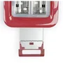 Livoo Grille-pain DOD162RC 750W avec 2 fentes, Thermostat 7 niveaux, Fonctions LED et Tiroir Ramasse-Miettes, Rouge