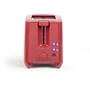 Livoo Grille-pain DOD162RC 750W avec 2 fentes, Thermostat 7 niveaux, Fonctions LED et Tiroir Ramasse-Miettes, Rouge