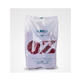 Neozen Cire dépilatoire à pastilles basse fusion couleur vin 1 kg - Pour poils rebelles, usage facial et corporel