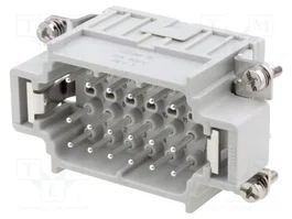 ILME Connecteur mâle HDC série CDS 18 broches + PE