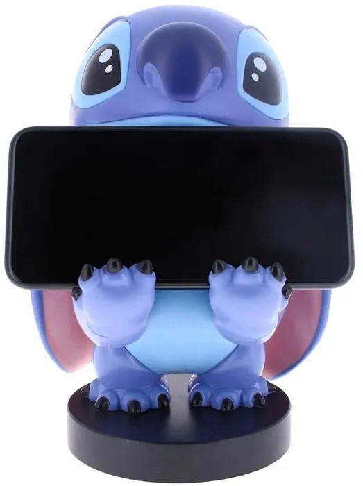 Exquisite Gaming Figurine Cable Guys - Stitch Disney (Lilo & Stitch) - Support Universel pour Manettes PS5, Xbox Series, Nintendo Switch et Smartphones - 20 cm
