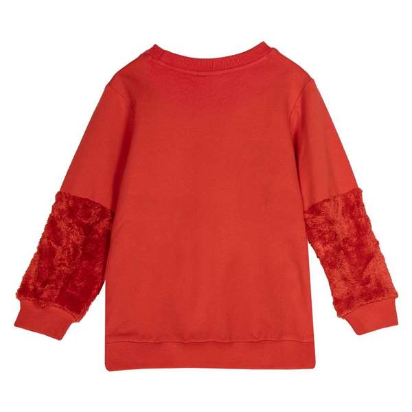 Cerdá Sweat-shirt Hello Kitty en coton brossé - Taille 5 ans (5 ans) - Rouge