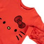 Cerdá Sweat-shirt Hello Kitty en coton brossé - Taille 5 ans (5 ans) - Rouge
