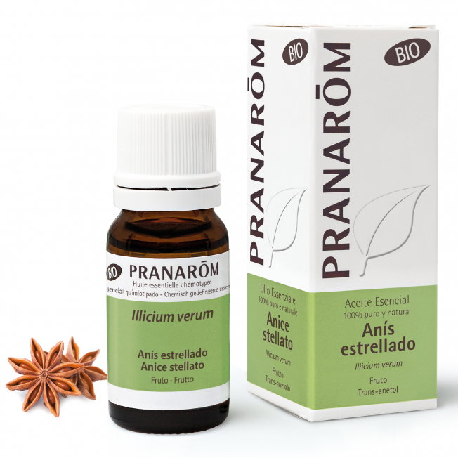 PRANAROM Huile essentielle d'anis étoilé bio 10 ml PRANAROM Huile essentielle d'anis étoilé bio 10 ml