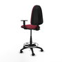 PIQUERAS Y CRESPO Chaise de Bureau Bordeaux avec Accoudoirs