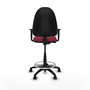 PIQUERAS Y CRESPO Chaise de Bureau Bordeaux avec Accoudoirs