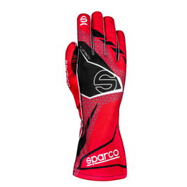 Sparco K-Attack 2025 SBKG0004B0R27010 Gants Rouge-Noir Taille 10 Coutures Extérieures Paume Ultragrip