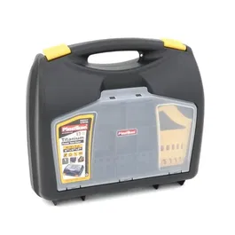 Plastiken Valise à Outils 63040_NOIRE - 40 cm en Plastique Noir - Coffret Rigide