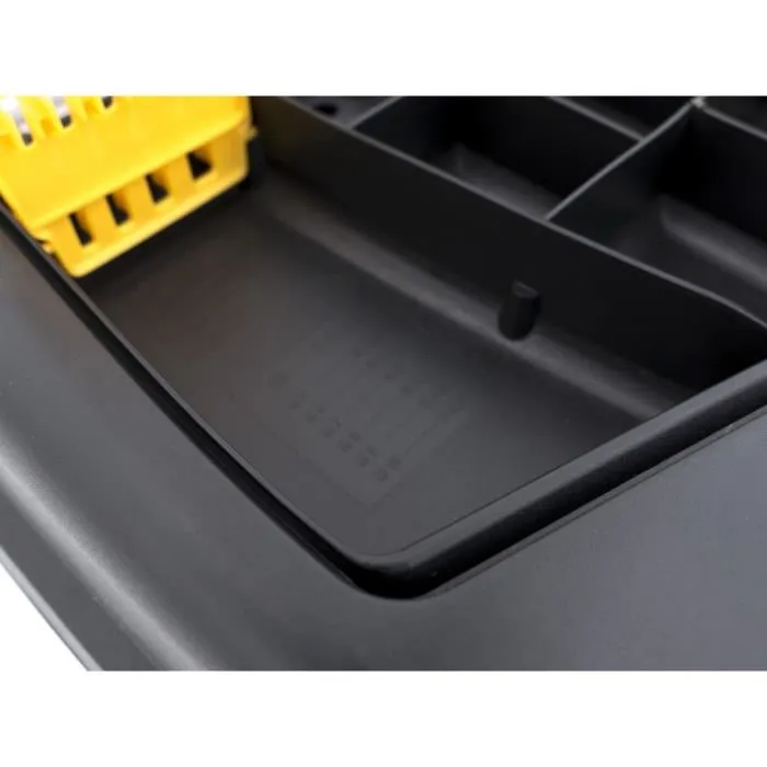 Plastiken Valise à Outils 63040_NOIRE - 40 cm en Plastique Noir - Coffret Rigide