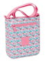Safta Bolso bandolera reciclado Moos 'Flores' - Sac bandoulière recyclé, motifs floraux, dimensions 21 x 25 x 4,5 cm