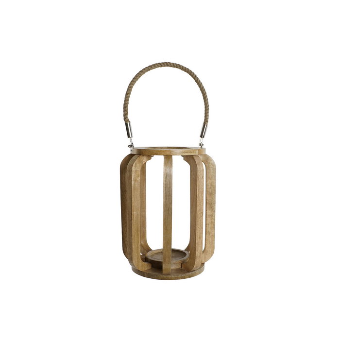 Bougeoir Home ESPRIT Naturel Verre Bois de manguier 25 x 25 x 35 cm Bougeoir Home ESPRIT Naturel Verre Bois de manguier 25 x 25 x 35 cm