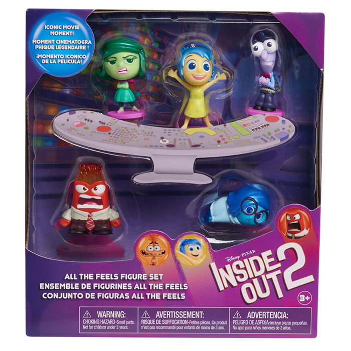 JUST PLAY Lot de 5 figurines Inside Out 2 Disney Pixar