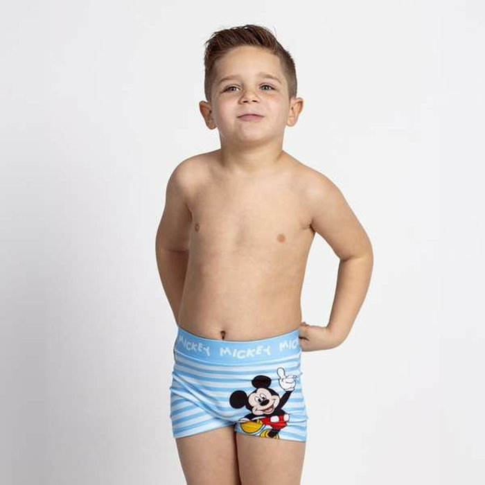 Mickey Mouse Boxer de Bain Bleu Taille 5 ans