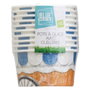 Blue Corner Lot de 10 bols pour glace en papier avec cuillères