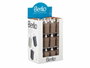 Berilo Dosificateur de Salle de Bain Plastique 580ml Marron 9x16.5x9cm (Set de 36)