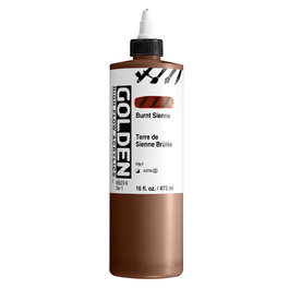 Golden Peinture acrylique High Flow Terre de Sienne Brûlée 473 ml