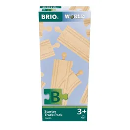 BRIO - Pack B-7312350360998 - Coffret de Démarrage Circuit en Bois - 12 Rails et Aiguillages Courbés - Jouet Enfant à Partir de 3 Ans